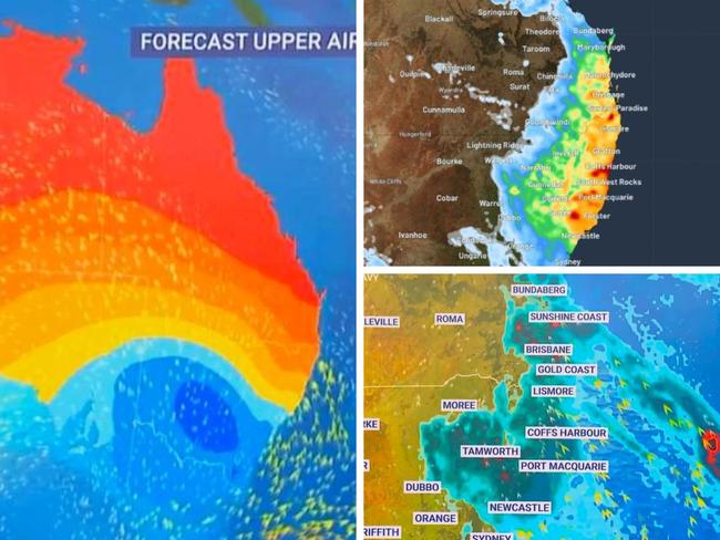 Forecasters warn on 'volatile' weather with rain and cold temperatures. Picture: Sky News Weather