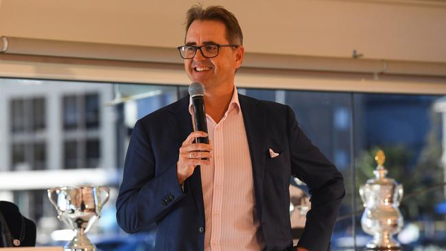 Racing Victoria CEO Andrew Jones in February. Picture: Pat Scala/Racing Photos via Getty Images