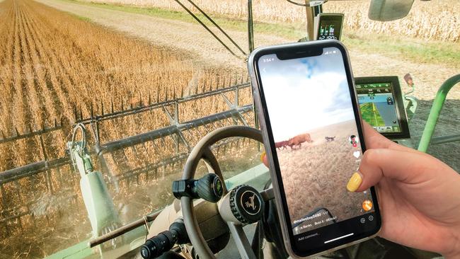 Young Australians are immersing themselves in agriculture virtually through farmers’ videos on TikTok.