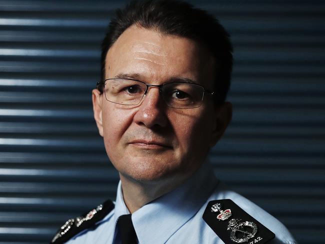 SUNDAY TELEGRAPH - 7/7/20**EMBARGOED FOR JULY 19TH PUBLICATION, PLEASE SPEAK WITH ST PIC ED, JEFF DARMANIN BEFORE PUBLISHING**New AFP Commissioner Reece Kershaw pictured at Surry Hills today. Picture: Sam Ruttyn