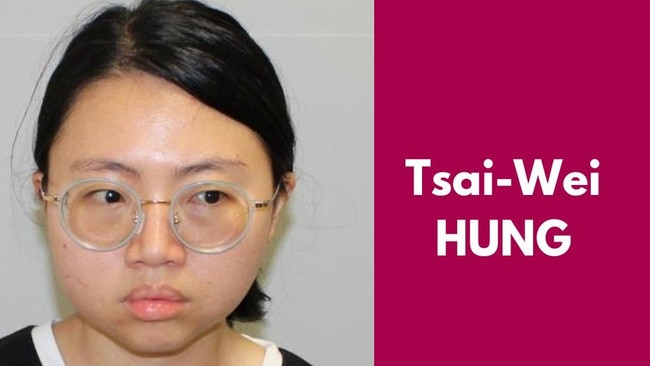 An image of Tsai-Wei Hung released by police after a warrant was issued. Picture: Eyewatch Casey Police Service Area