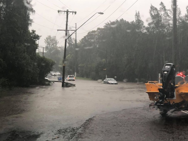 SES volunteers have been out in force in the Gosford and Wyong area clearing fallen trees, patching roofs, dealing with flash flooding, and helping out Coasties in need. Picture: SES Gosford