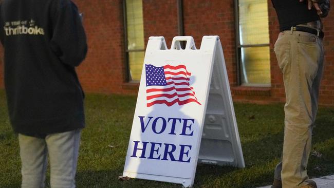 Voters line up to cast their ballots on November 5 in Atlanta, Georgia. Picture: Megan Varner/Getty Images/AFP