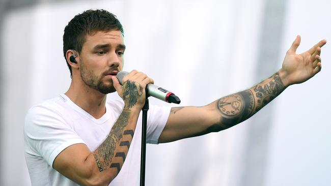 British singer Liam Payne was rushed to emergency in an ambulance. Picture: AAP Image/Dan Himbrechts