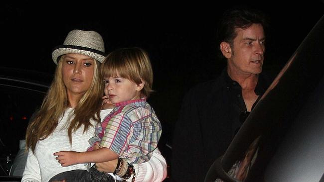 Charlie Sheen and Brooke Mueller in happier times. Photo: Splash News 