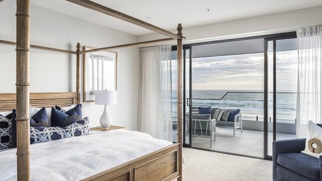 The master bedroom of the penthouse. Picture: RSL Art Union