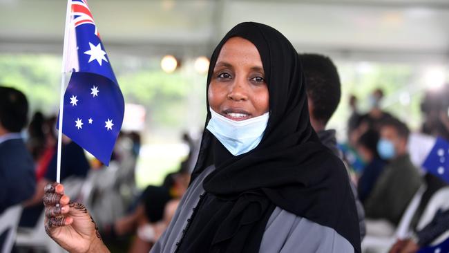 Australia Day Citizenship Ceremony at Jezzine Barracks. Picture: Evan Morgan