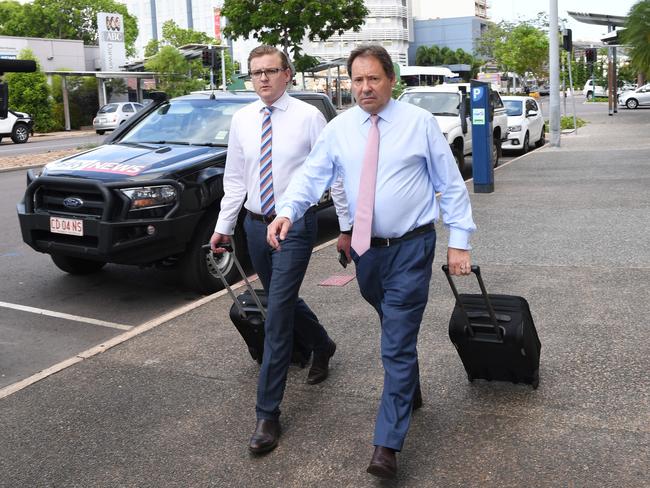 Zachary Rolfe's lawyers Luke Officer and David Edwardson have had their application to move their client’s case to Darwin denied.