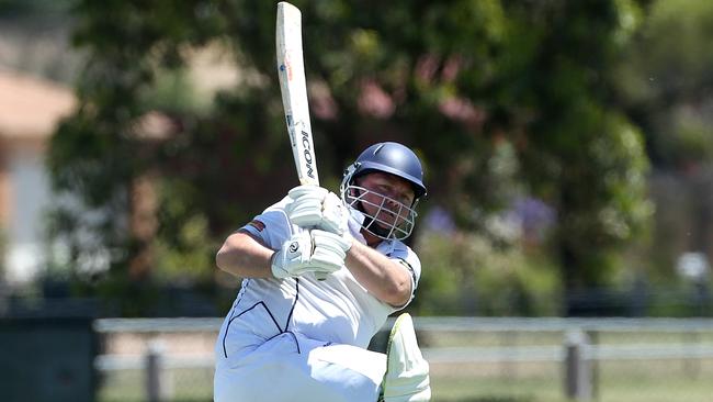 Lindon Dowsett in action for Diggers Rest Bulla. Picture: Hamish Blair