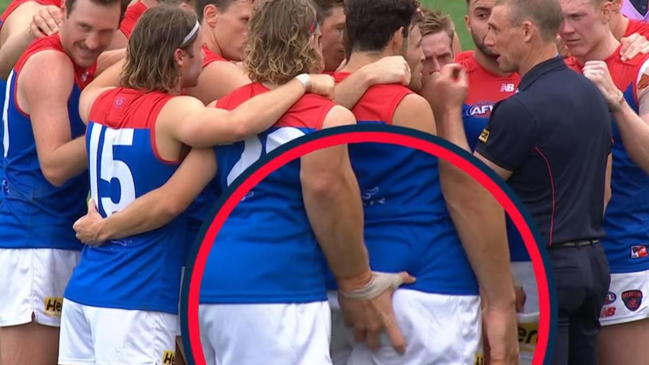 Melbourne has reportedly spoken to Christian Petracca and Jayden Hunt about this incident.