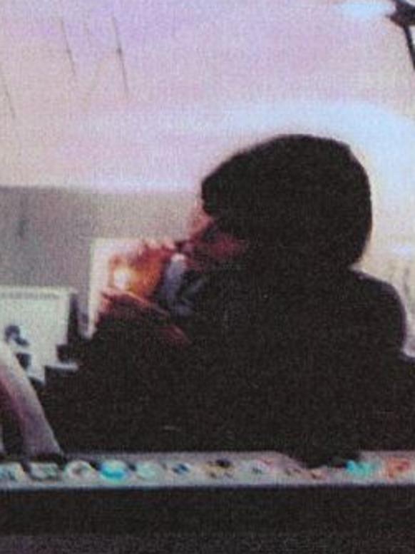 A police picture showing Harriet smoking ice.