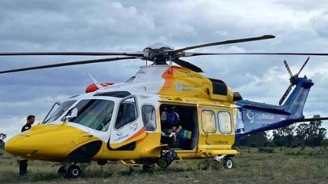 Man airlifted after bull charges gate on Central Qld property