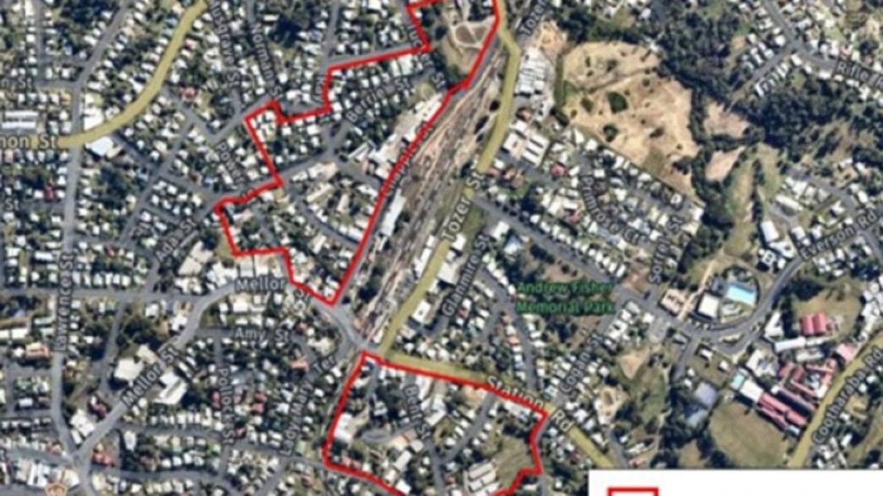 Existing industrial areas in the centre of Gympie near the Rattler may eventually be shifted elsewhere, with the land offering an opportunity for more housing development.