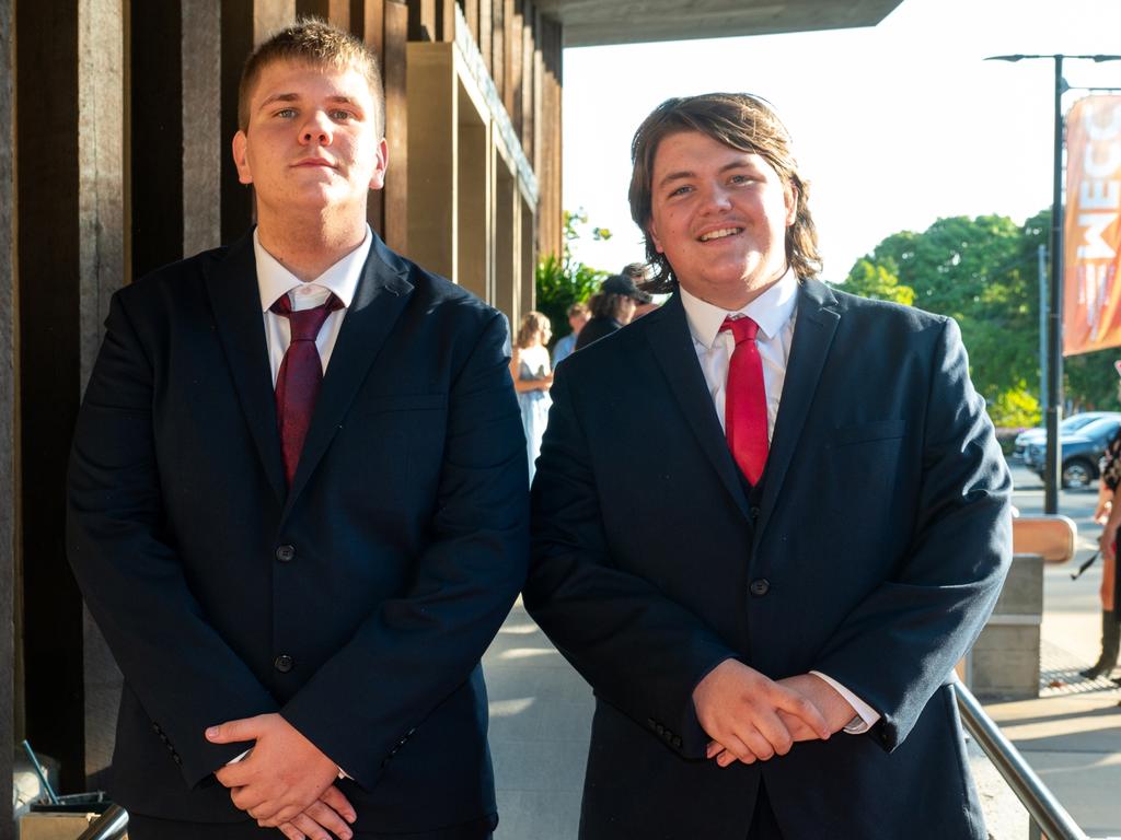 Kyal Sorensen and Jai Barberel at Mackay Christian College Formal Thursday 14 November 2024 Picture: Michaela Harlow