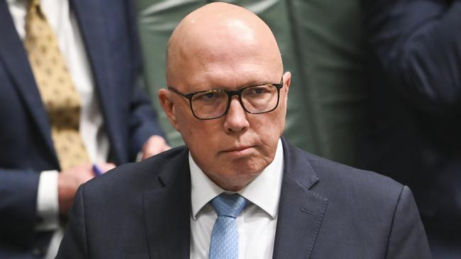 Federal Opposition Leader Peter Dutton. Picture: Martin Ollman