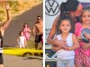 Mum defends husband shoving kids in her path during race