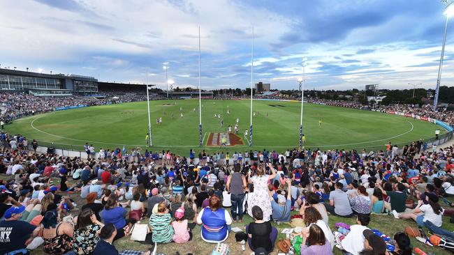 Whitten Oval was an amazing sight. Picture: Rob Leeson.