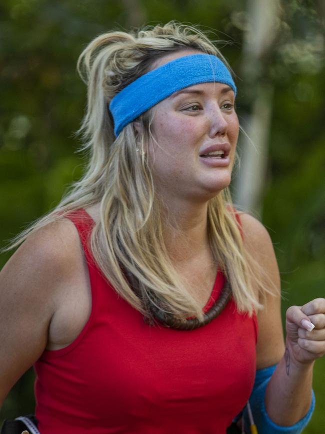 Charlotte Crosby on I'm A Celebrity … Get Me Out Of Here! Picture: Ten