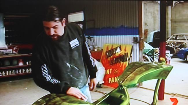 Jason De Ieso in his Pooraka workshop where he was shot and killed in 2012.