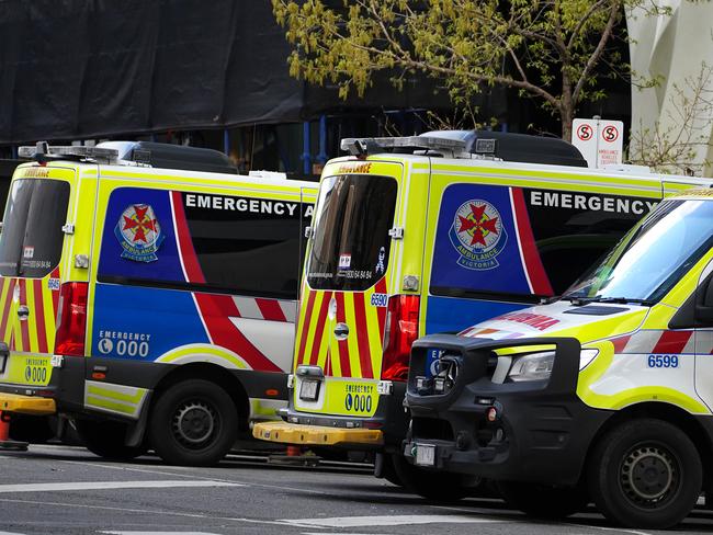 Ambulance Victoria is under mounting pressure. Picture: Luis Enrique Ascui