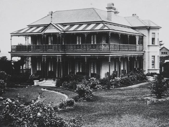 A picture, date unknown, from the Rabone family collection of Telopea. Constructed circa 1885, the once grand two-storey mansion today known as The Whitehouse, will become Mosman’s first boutique luxury hotel. Picture: Mosman Library Local Studies Collection