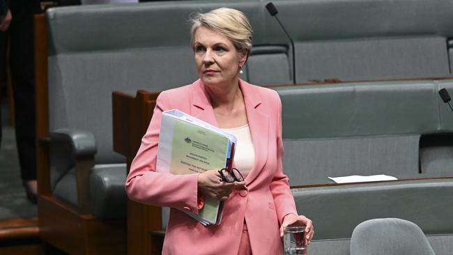 Environment Minister Tanya Plibersek is expected to introduce legislation next week to remove a cap on buybacks as part of Labor’s reformed Murray-Darling Basin Pla​n. Picture: Martin Ollman /NewsWire