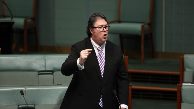 Queensland MP George Christensen is the latest coalition member threatening to withhold his vote as they call on Prime Minister Scott Morrison to overturn coronavirus vaccine mandates across the country. Picture: NCA NewsWire / Gary Ramage
