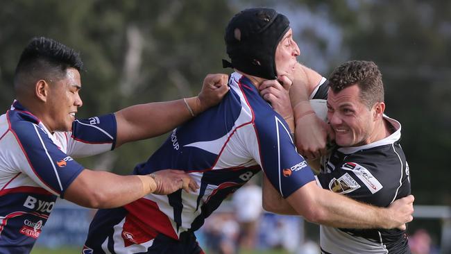 Jake Powell (middle). Picture: Glenn Hampson