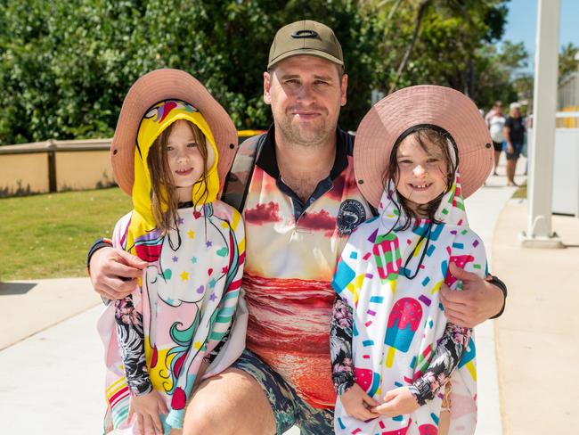 Mabel Green, Ben Green and Lyla Green at the official opening of Seaforth Esplanade Redevelopment Saturday 2 September 2023 Picture: Michaela Harlow