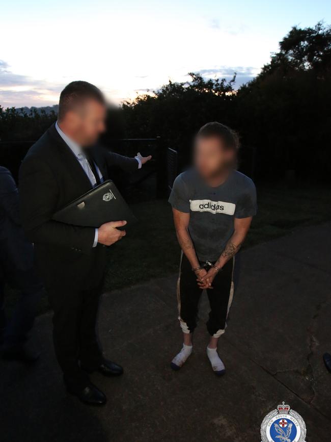 Three senior Finks OMCG members charged over alleged extortion attempts – Raptor Squad, Thursday, 03 June 2021 Picture: NSW Police via NCA NewsWire