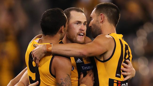 Hawthorn star Jarryd Roughead has twice overcome life-threatening cancer. Picture: Michael Klein