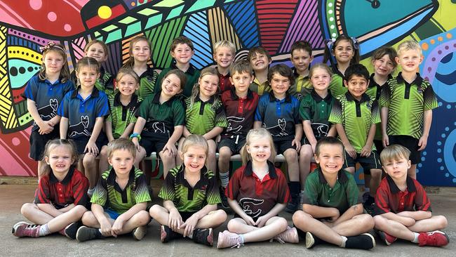 Berry Springs Primary School Transition Back row: Kellyann Fauntleroy, Aaylah Oliver (Pipa), Indy Wittmer, Blake Cogill, Ezra Young, Logan Williamson, Oscar Reid, Karu-Shay Trott (Shay), Faneromeni Louloudias (Faye) Middle row: Georgia Williams, Leah Jones, Keilani Edwards, Rylee Lowe, Zeik Albury, Rylan King, Zali Romano, Ezekiel Drummond, Max Wallis Front row: Billie Collings, Myles Strachan, Laila Patullo, Ivy Souter-Robertson, John Clarris, Jagger Moffett