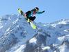 SOCHI, RUSSIA - FEBRUARY 04:  Torah Bright of Australia trains during Snowboard Slopestyle practice at the Extreme Park at Rosa Khutor Mountain ahead of the Sochi 2014 Winter Olympics on February 4, 2014 in Sochi, Russia  (Photo by Cameron Spencer/Getty Images)
