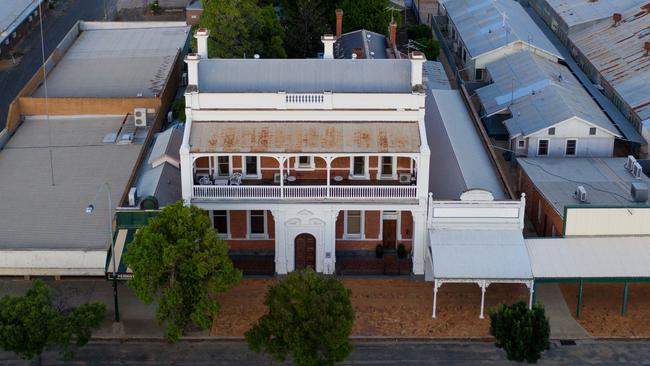 The former London Chartered Bank at Hay in the Riverina. Picture: Rachael Lenehan