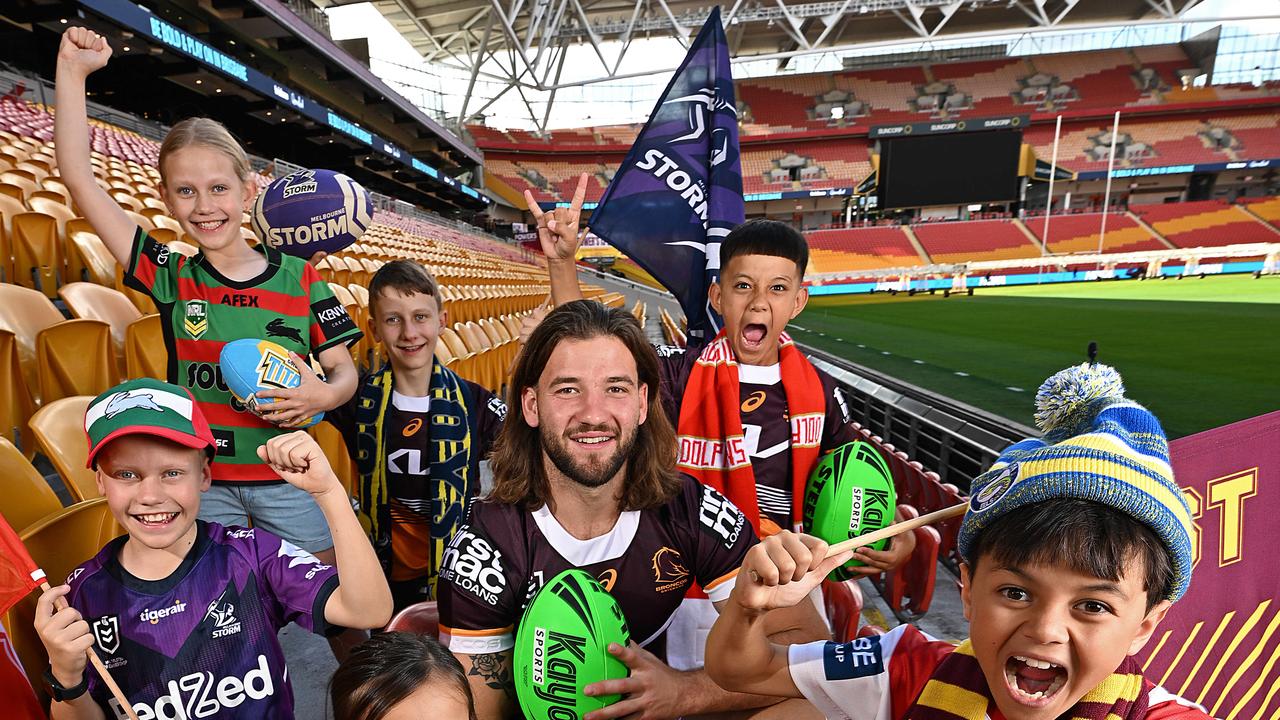 Magic Round has been widely popular, with fans of all clubs descending on Brisbane to enjoy a carnival of rugby league. Picture: Lyndon Mechielsen/Courier Mail