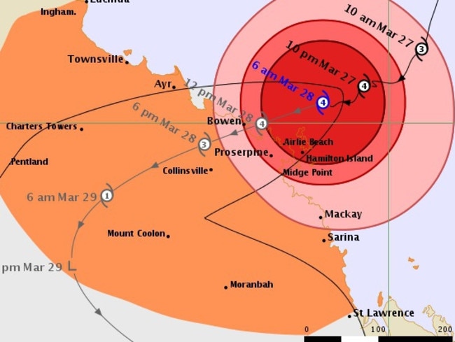 Cyclone Debbie How Long Will Storm Fury Last Herald Sun