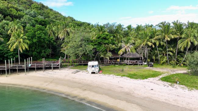 Representatives of Benny Wu did not respond to a request from the Cairns Post for information on restorative work at Double Island. Picture: Brendan Radke