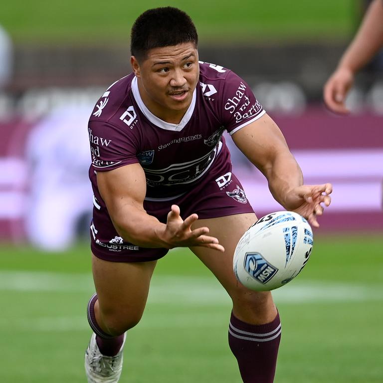 Impressive young Manly hooker Gordon Chan Kum Tong. Picture: NRL Photos