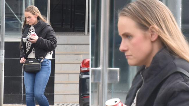 Former meth Toowoomba meth dealer Amy Breeze leaving the Toowoomba courthouse after breaching her suspended jail term on Wednesday, July 17, 2024.