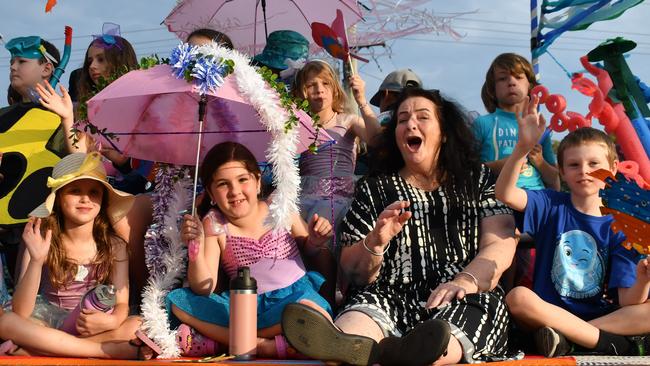 Ingham State School. Photographs from the Maraka Festival Street Parade around the Ingham central business district on Saturday. In an ‘Under the Sea’-themed celebration of all things Hinchinbrook, school students, community organisations, emergency responders and contestants vying for the prized Queen and Princess titles paraded around Rotary Park in the centre of the town. Picture: Cameron Bates