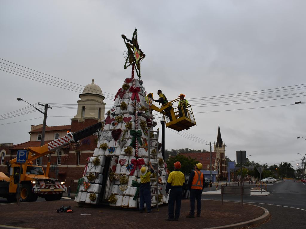 Photos of the 2020 Lismore Christmas Tree