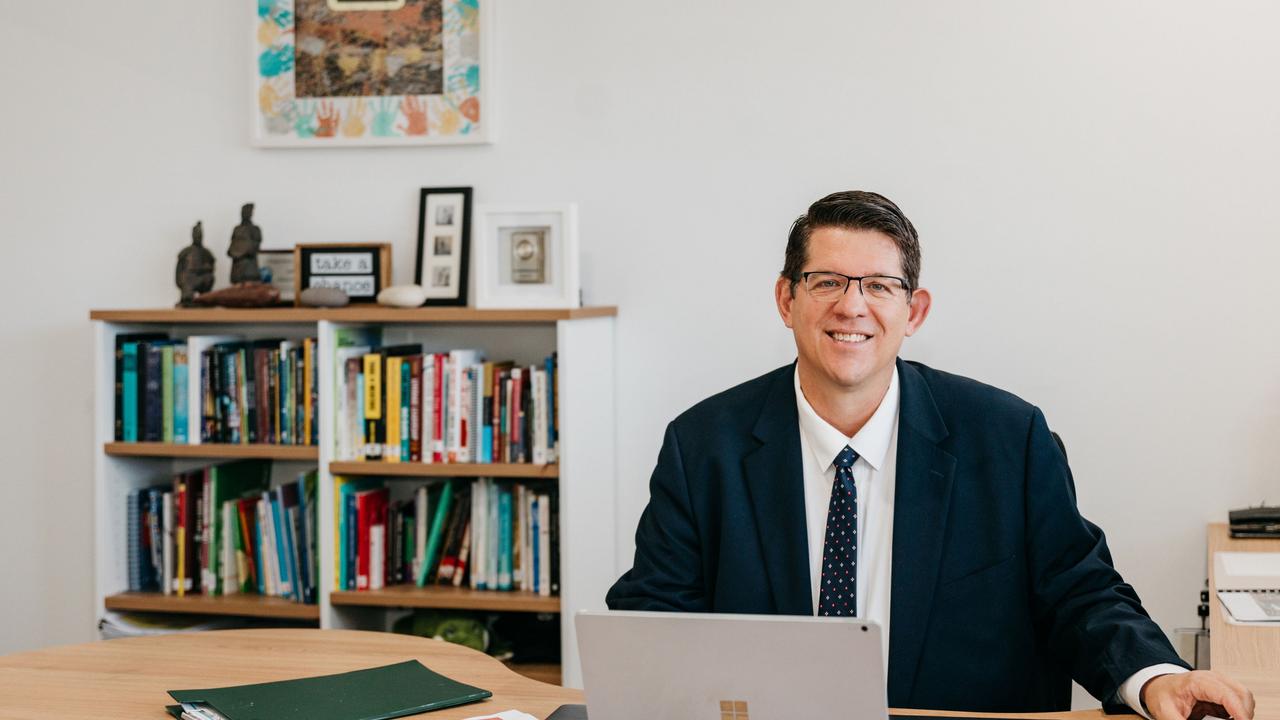 Caloundra Christian College principal Vince Wakefield