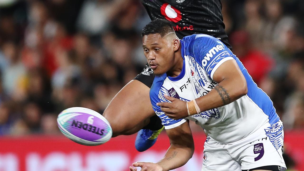 Leilua has been banned from representing Samoa at the Rugby League World Cup. Picture: AAP.