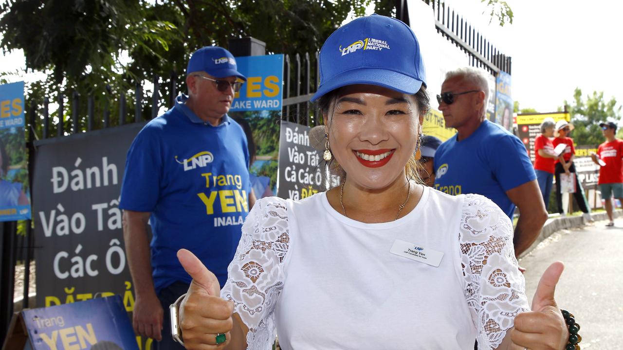 Ms Nightingale’s opponent Trang Yen is still hopeful. Picture: NCA NewsWire/Tertius Pickard