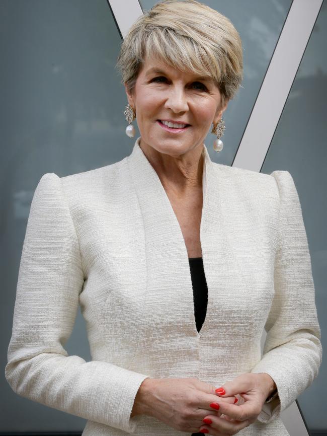 Julie Bishop will be Australia’s new Washington Ambassador? Picture: AAP Image/Kelly Barnes