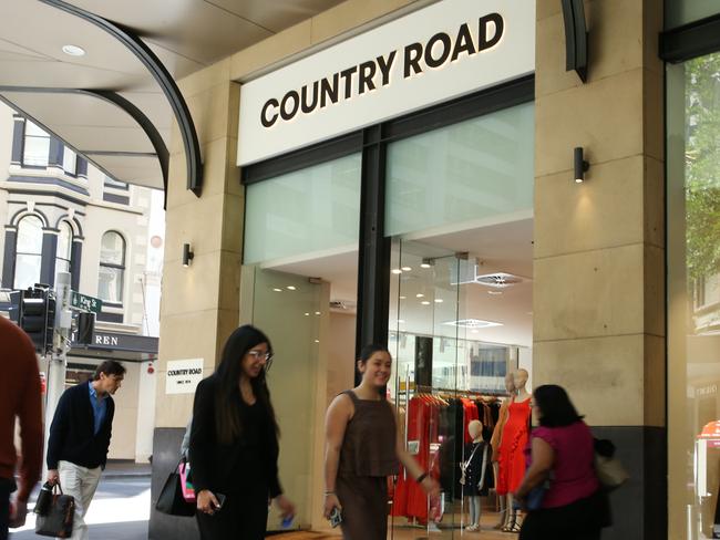 10/10/2024. Country Road flagship stores is Sydney's CBD. Britta Campion / The Australian