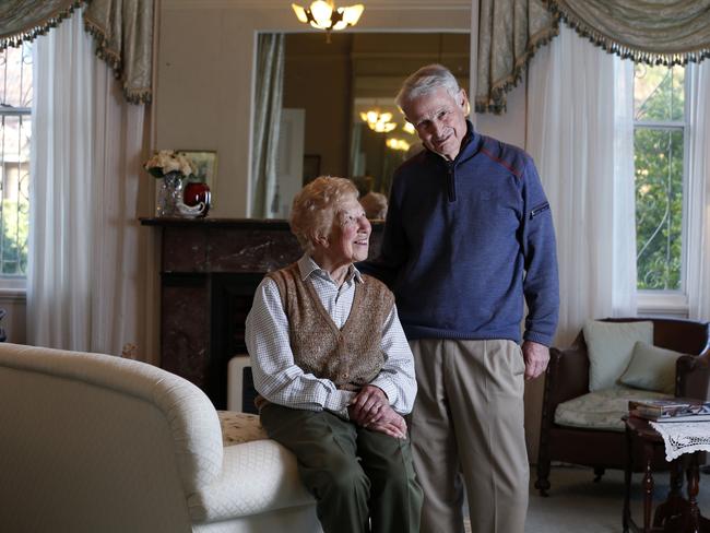 Federation house sellers Rachel and Geoff O' Conor at their 3000 sq metre home in Killara. Jane Dempster/The Australian.