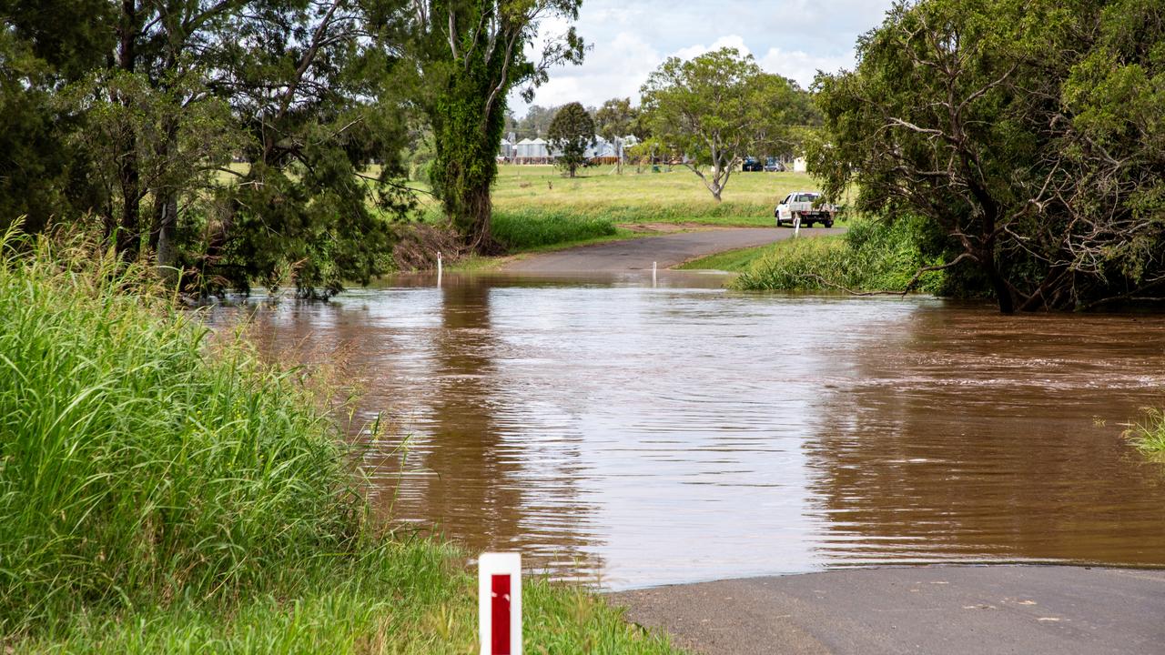 Flooding on Darley Crossing Rd, Brooklands November 12, 2021. Picture: Dominic Elsome