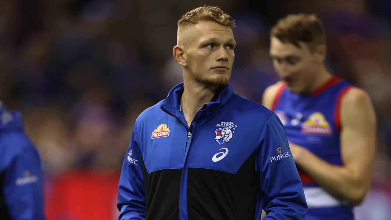 Adam Treloar remains without a return timetable from his ankle injury (Photo by Robert Cianflone/Getty Images)