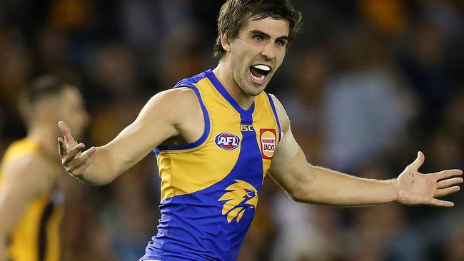 Andrew Gaff had yet another brilliant game against the Hawks. Picture: Michael Klein